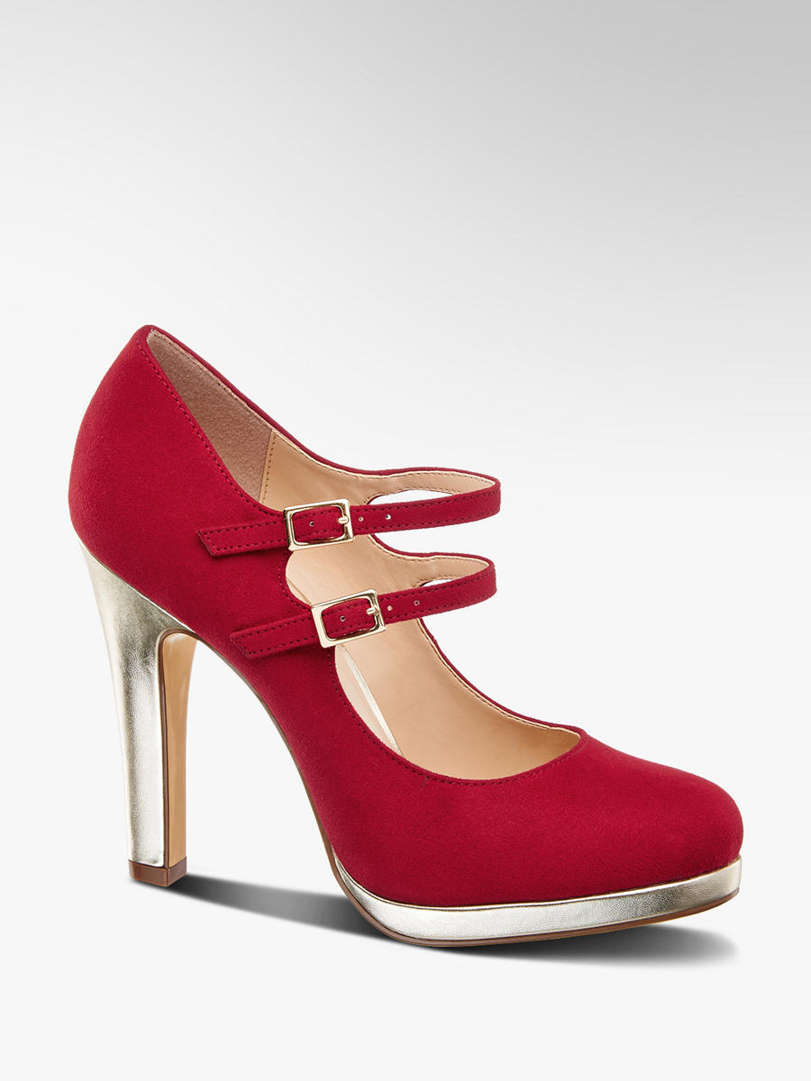 Spangen Pumps von Catwalk in rot DEICHMANN Spangen Pumps von Catwalk in rot DEICHMANN